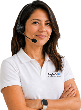 AnyTech365 support agent ready to help with a PC health check